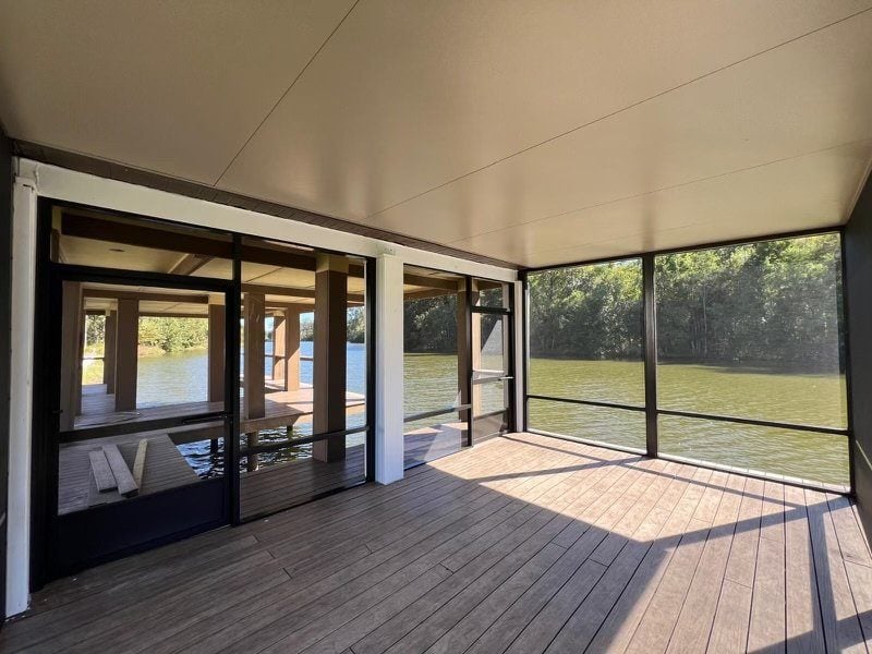 Custom deck built by A Plus Patio & Screen